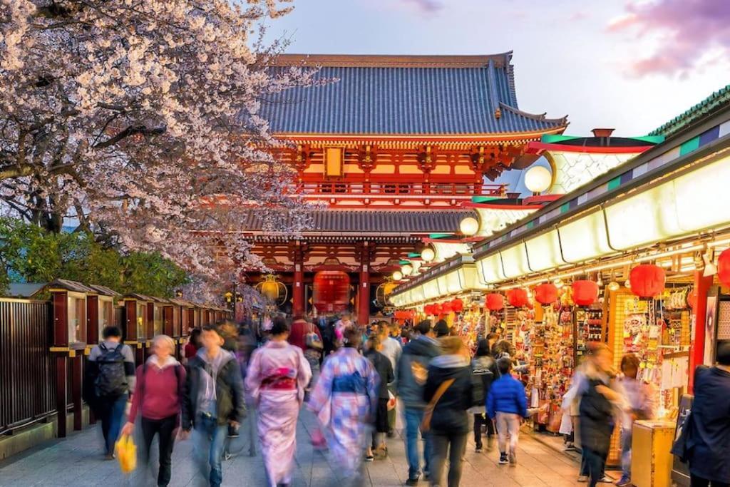 Apartament 403 Oshiage Sta 3Mins Walk! Wi-Fi & Elevator 4Pax Tokio Zewnętrze zdjęcie