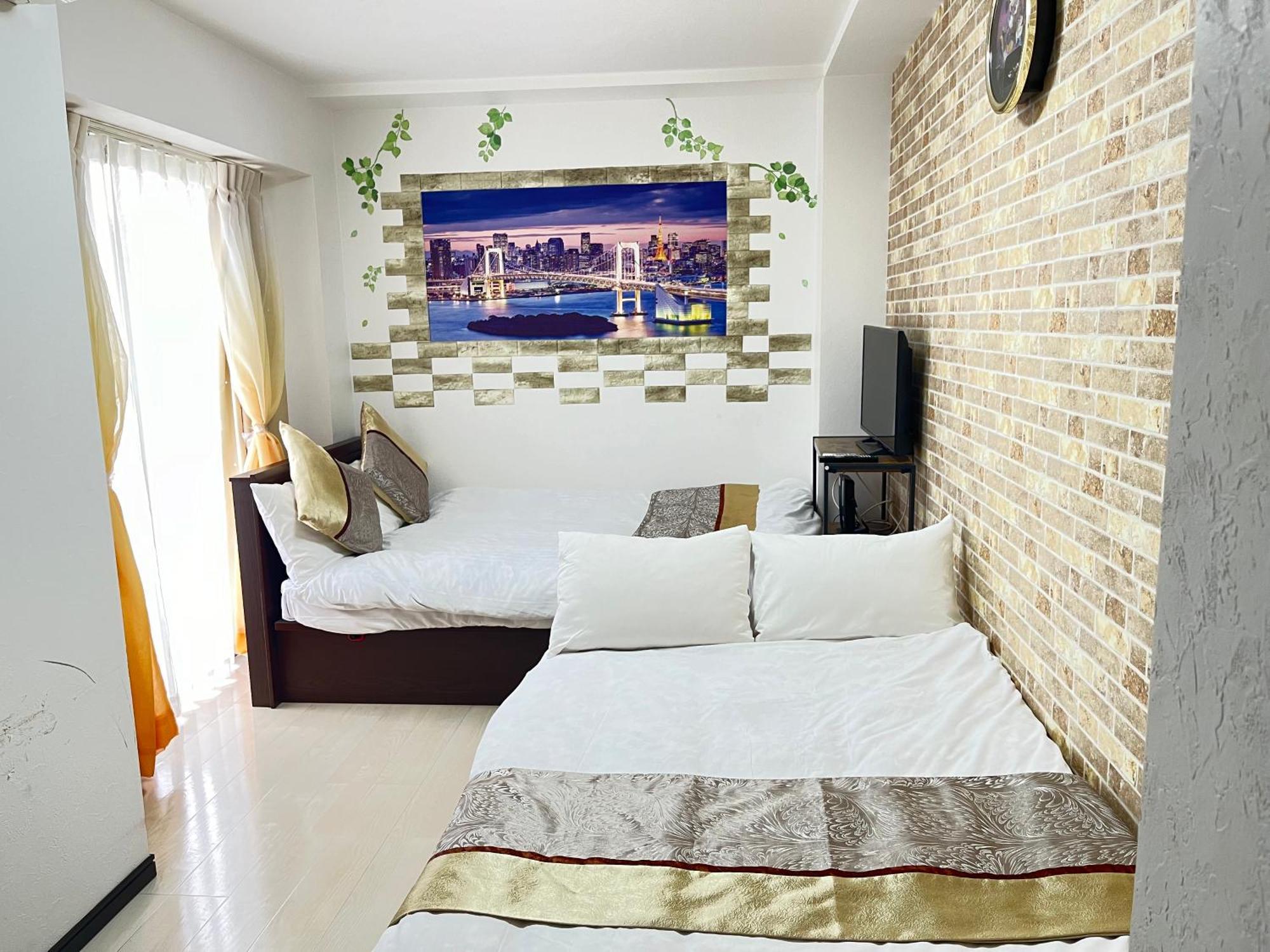 Apartament 403 Oshiage Sta 3Mins Walk! Wi-Fi & Elevator 4Pax Tokio Zewnętrze zdjęcie